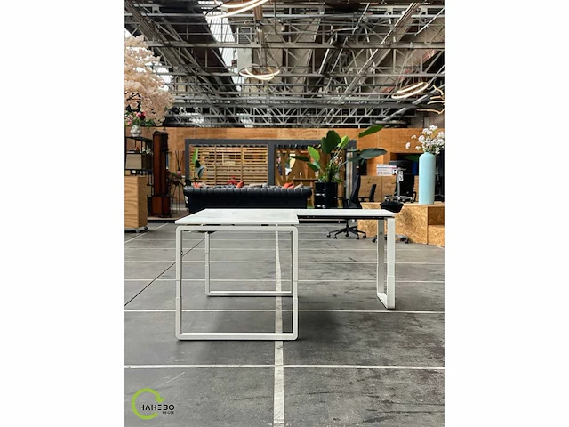 Hoekbureau | palmberg pensum 160 x 80 / 160 x 60 cm - afbeelding 2 van  3