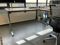 Hoekbureaus met bureaustoelen (2x) - afbeelding 5 van  18