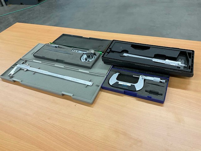 Hoekmeter/2x schuifmaat, schroefmaat - afbeelding 1 van  5