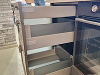 Hoekopstelling keuken, bauformat, donkergrijs - afbeelding 15 van  22