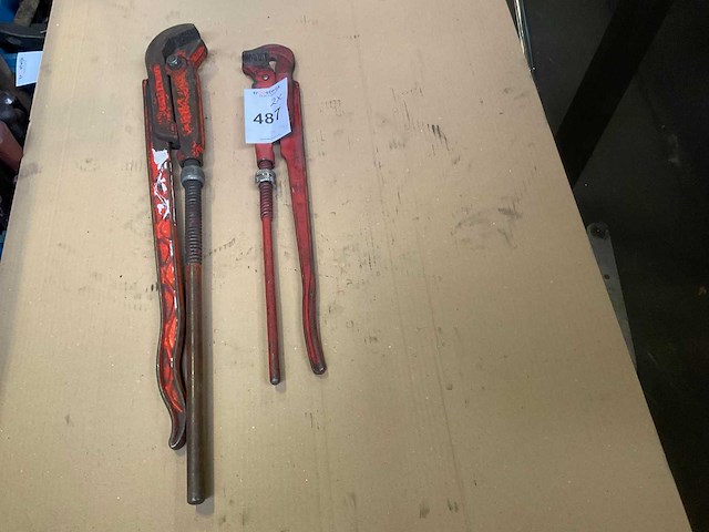 Hoekpijptang (2x) - afbeelding 1 van  5