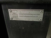 Hoeks metaal houtskool bbq - afbeelding 7 van  16