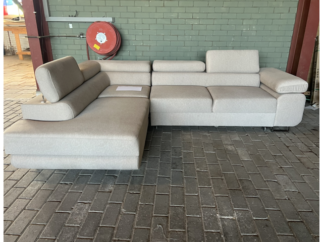 Hoekslaapbank dorothy links, naduvi, hoekbank slaapbank , beige - afbeelding 1 van  4