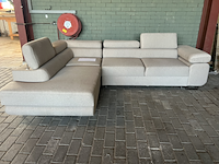 Hoekslaapbank dorothy links, naduvi, hoekbank slaapbank , beige - afbeelding 1 van  4