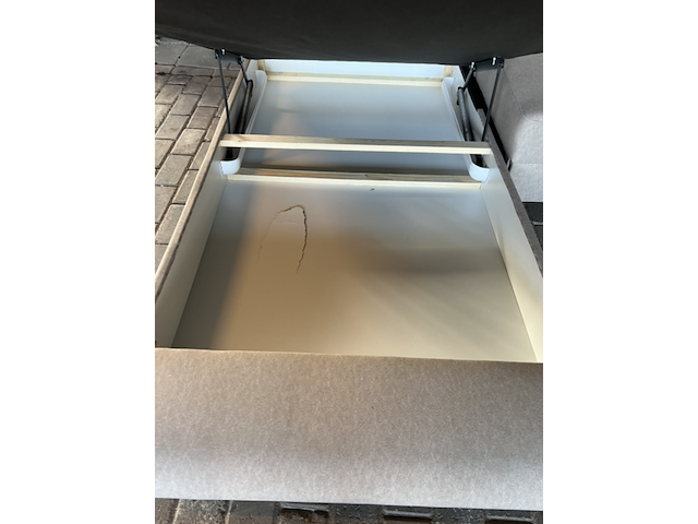 Hoekslaapbank dorothy links, naduvi, hoekbank slaapbank , beige - afbeelding 3 van  4