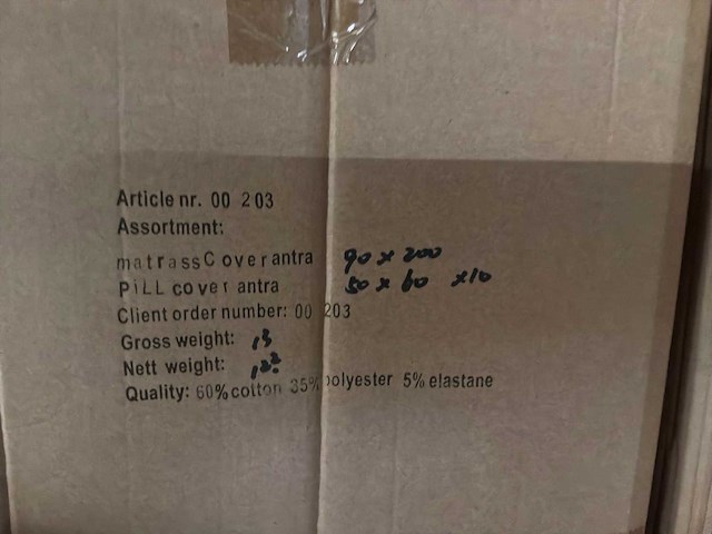 Hoeslaken met kussensloop (90x200 cm) (600x) - afbeelding 2 van  2