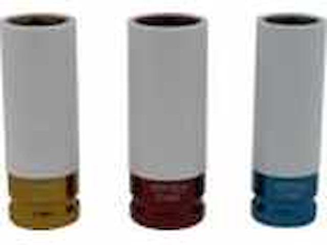 Höfftech - 17, 19 en 21mm - slag-krachtdop set (12x) - afbeelding 2 van  7