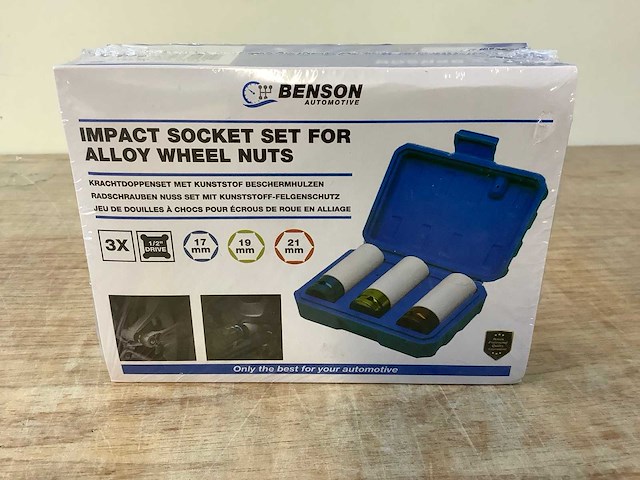 Höfftech - 17, 19 en 21mm - slag-krachtdop set (12x) - afbeelding 3 van  5