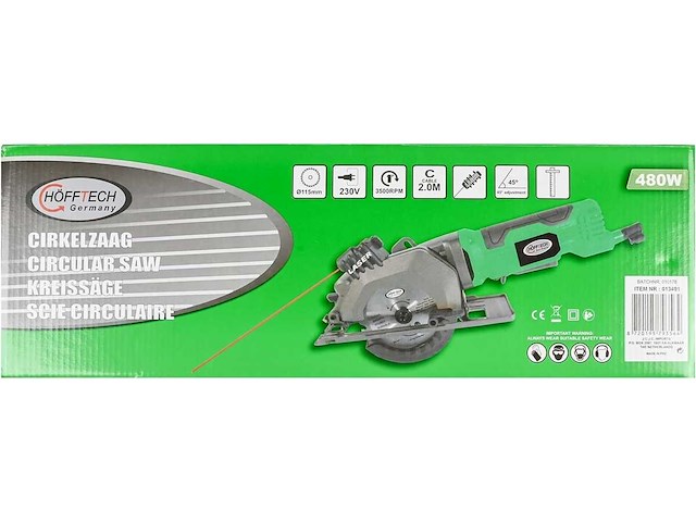 Hofftech - handcirkelzaag machine (2x) - afbeelding 6 van  6