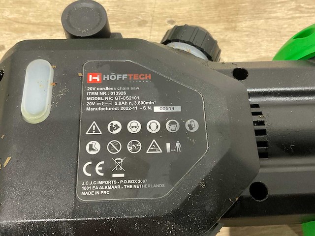 Hofftech - kettingzaag - afbeelding 5 van  8