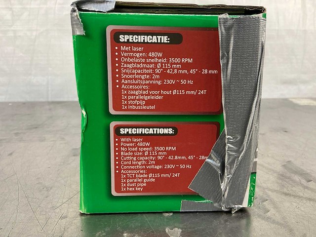 Hofftech 230v cirkelzaagmachine - afbeelding 3 van  3