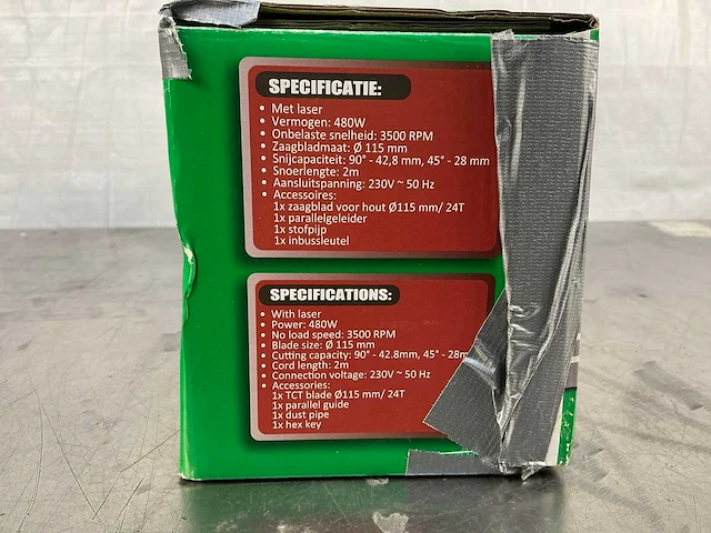 Hofftech 230v cirkelzaagmachine - afbeelding 3 van  3