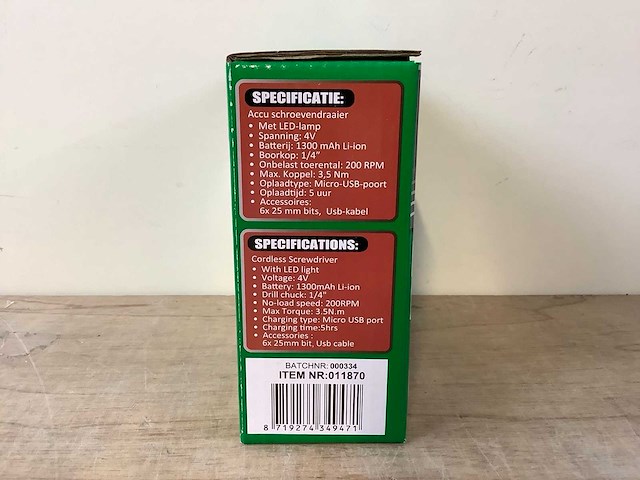 Höfftech 3.6v accuboormachine (20x) - afbeelding 3 van  12