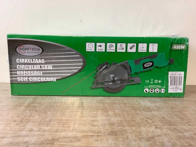Höfftech 480w cirkelzaagmachine (6x) - afbeelding 6 van  8