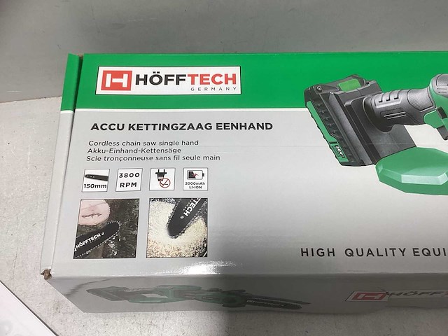 Hofftech accu kettingzaag 150mm kettingzaag - afbeelding 3 van  3
