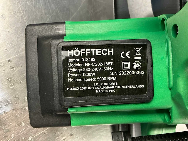 Höfftech cirkelzaagmachine - afbeelding 2 van  4