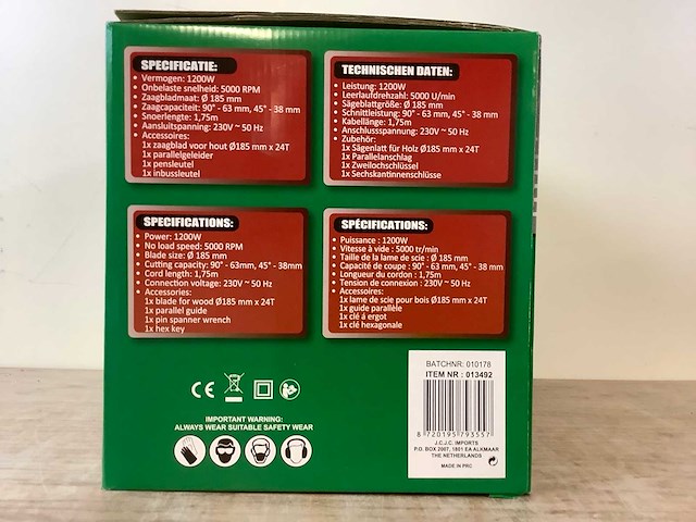 Höfftech handcirkelzaag (4x) - afbeelding 5 van  6