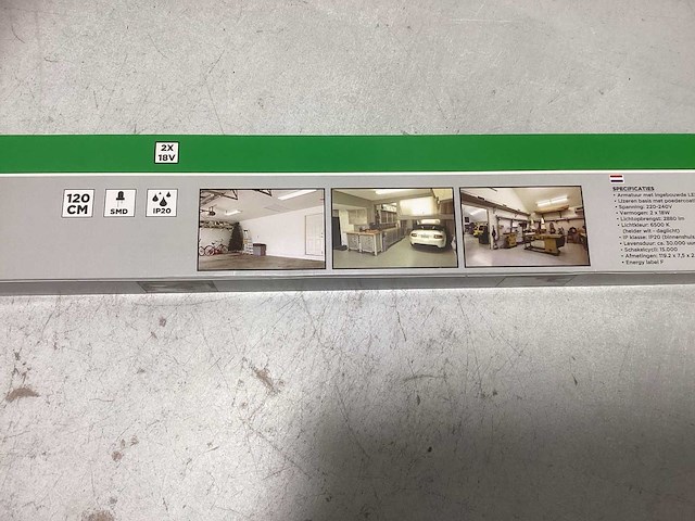 Hofftech led armantuur 36w 120cm led paneel 4 stuks - afbeelding 3 van  3