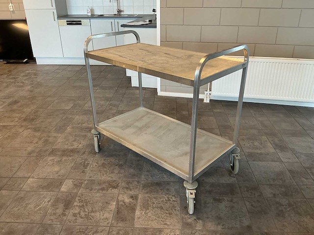 Hofland rvs serveerwagen - afbeelding 1 van  4