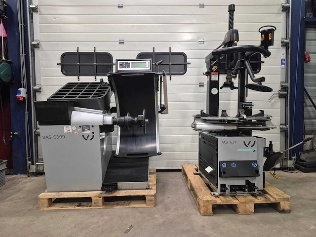 Hofmann - monty 3300 & geodyna 6300 - banden de- en monteer apparaat & balanceer apparaat - afbeelding 5 van  12