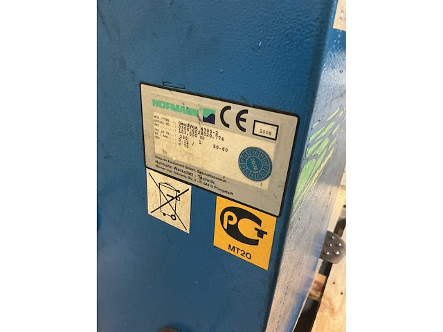 Hofmann geodyna 4300-2 banden balanceerapparaat - afbeelding 6 van  8