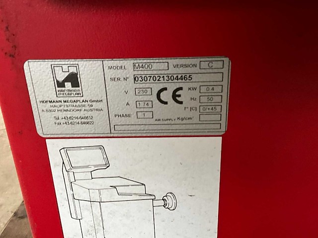 Hofmann megaspin 400 banden balanceerapparaat - afbeelding 7 van  7