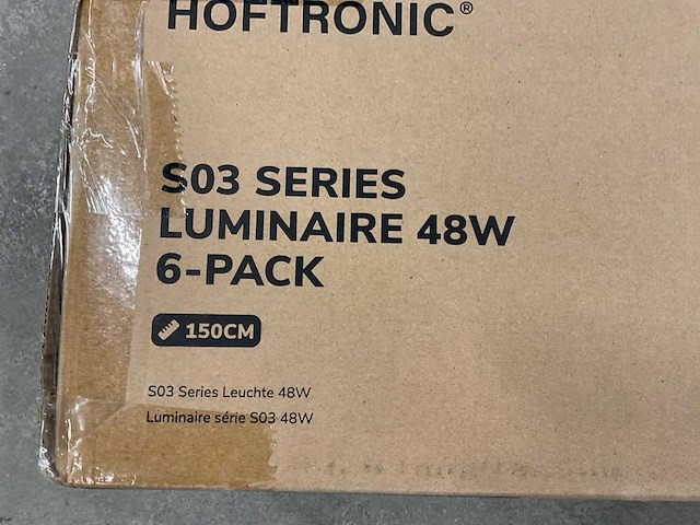 Hoftronic s03 series 48w 150cm 2717926 led plafondarmatuur (6x) - afbeelding 3 van  7