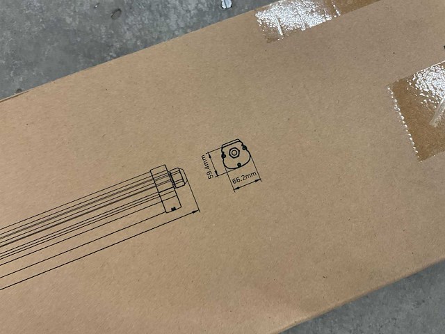 Hoftronic s03 series 48w 150cm 2717926 led plafondarmatuur (6x) - afbeelding 6 van  7