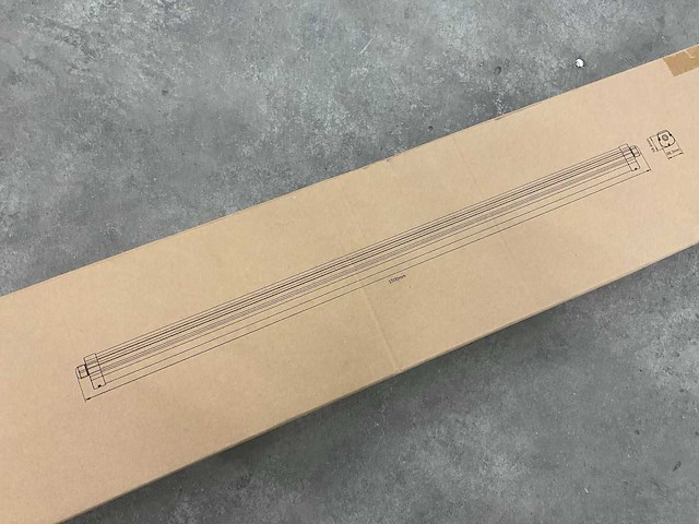 Hoftronic s03 series 48w 150cm 2717926 led plafondarmatuur (6x) - afbeelding 5 van  7