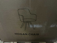 Hogan chair zwart/grijs bmg2751-19 eetkamerstoel (4x) - afbeelding 2 van  3