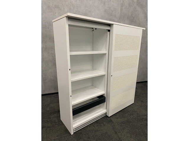 Hoge akoestisch stalen schuifdeurkast - afbeelding 4 van  11