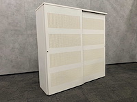 Hoge akoestisch stalen schuifdeurkast - afbeelding 10 van  11