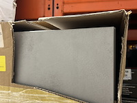 Hoge badkamerkast, beton zilver - afbeelding 2 van  3