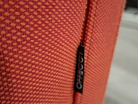 Hoge bank, offecct, koraal rood - afbeelding 2 van  10