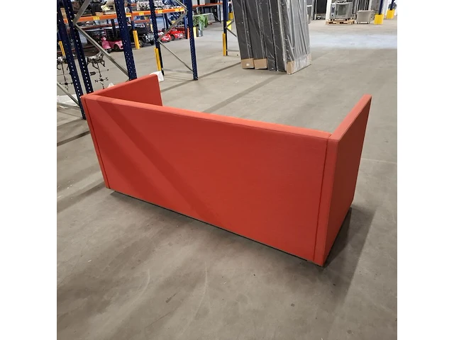 Hoge bank, offecct, koraal rood - afbeelding 5 van  10
