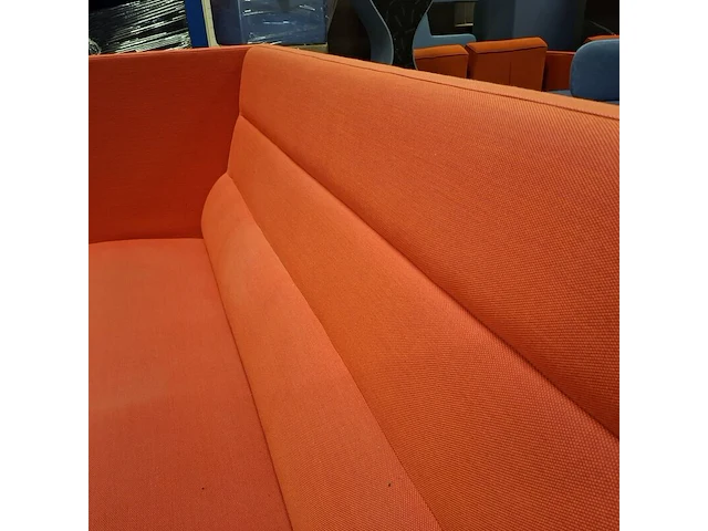 Hoge bank, offecct, koraal rood - afbeelding 8 van  10