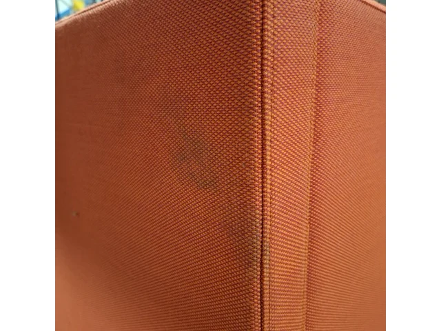 Hoge bank, offecct, koraal rood - afbeelding 9 van  10