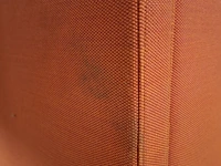 Hoge bank, offecct, koraal rood - afbeelding 9 van  10