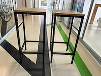 Hoge bijzettafel (2x) - afbeelding 1 van  2