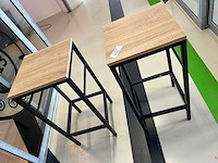 Hoge bijzettafel (2x) - afbeelding 2 van  2