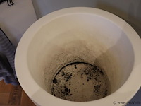 Hoge bloempot/vaas, kunststof - ø 42cm x 100cm (h) - afbeelding 3 van  3