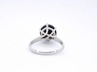 Hoge gehalte zilveren sterling ring met natuurlijke onix - juwelierskwaliteit - afbeelding 6 van  7