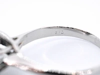 Hoge gehalte zilveren sterling ring met natuurlijke onix - juwelierskwaliteit - afbeelding 7 van  7