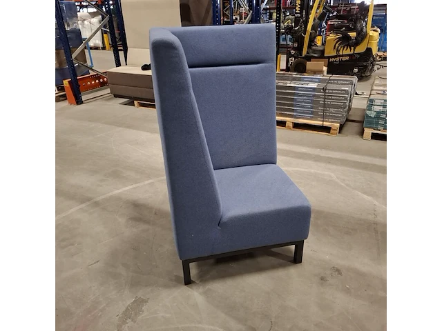 Hoge hoekfauteuil, innvire, blauw - afbeelding 2 van  6