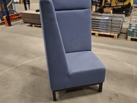 Hoge hoekfauteuil, innvire, blauw - afbeelding 2 van  6