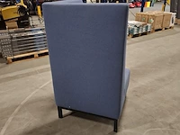 Hoge hoekfauteuil, innvire, blauw - afbeelding 3 van  6