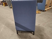 Hoge hoekfauteuil, innvire, blauw - afbeelding 4 van  6