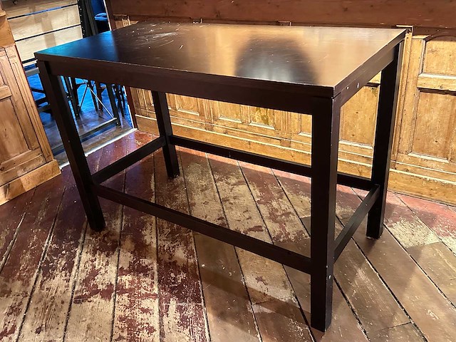 Hoge houten tafel - afbeelding 1 van  3