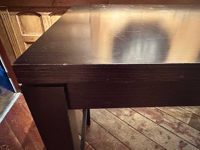 Hoge houten tafel - afbeelding 3 van  3