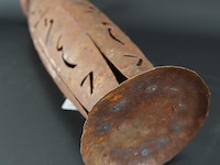 Hoge ijzeren kaarsenstandaard - afbeelding 5 van  5